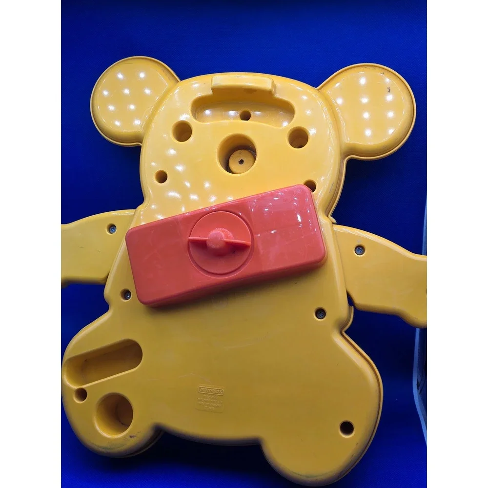 Matchbox Activity Bear Yellow Vintage 1982 Sensory Busy Board Crib Toy Nursery